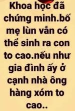 Chuyện vui ĐỀU GIỐNG BỐ !